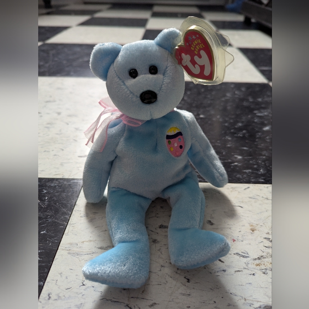 2001 Vintage Eggs II Ty Beanie Baby Bear